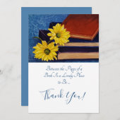 愛読家 サンキューカード (正面/裏面)