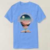 愛読者bの本は読どこにでも持って行け tシャツ (デザイン正面)