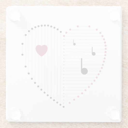 愛調和 ガラスコースター (裏面)