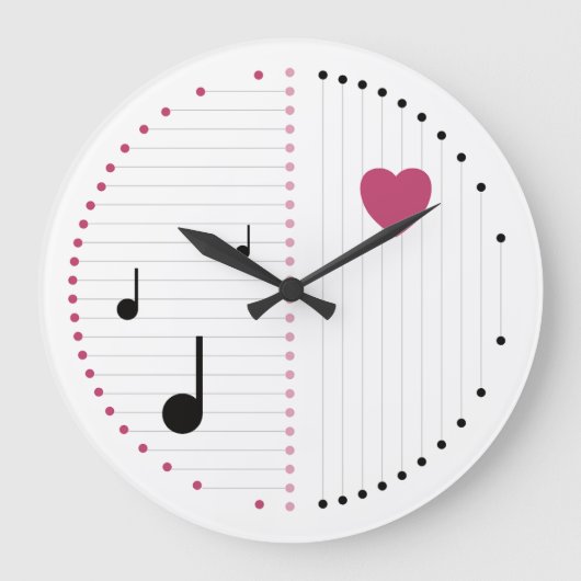 愛調和 ラージ壁時計 (正面)