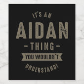 愛談名 ワインラベル (シングルラベル)