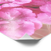 愛賛美美しいロマンチックなピンクのフローラ フォトプリント            (角)