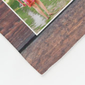 愛賛美24の家族フォトコラージュ フリースブランケット (角)