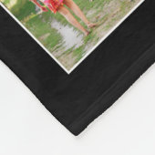 愛賛美32の家族フォトコラージュ フリースブランケット (角)