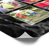 愛賛美32の家族フォトコラージュ ポスター (角)