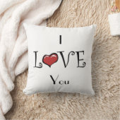 愛赤と白するロマンチック クッション (ブランケット)