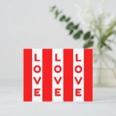 愛赤と白の線 シーズンポストカード (スタンド正面)