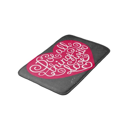 愛赤のすべての事をして下さい バスマット (アングル)