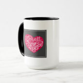 愛赤のすべての事をして下さい マグカップ (正面左)