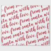 愛赤のサンタから、 ラッピングペーパー (フラット)