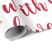 愛赤のサンタから、 ラッピングペーパー (ロールコーナー)