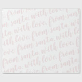 愛赤面のサンタから、 ラッピングペーパー (フラット)
