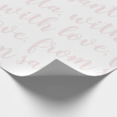 愛赤面のサンタから、 ラッピングペーパー (角)