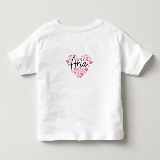 愛里亜が大好き トドラーTシャツ (裏面)
