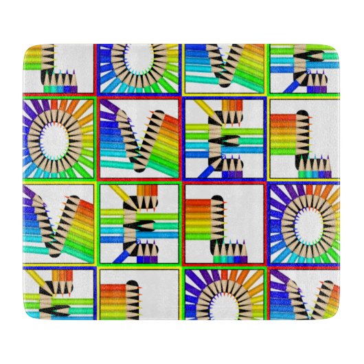 愛鉛筆 カッティングボード (正面)