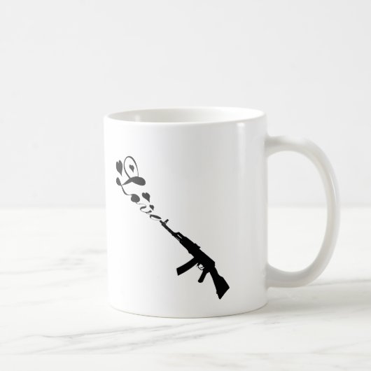 愛銃のTシャツ/アースデーのTシャツ コーヒーマグカップ (右)