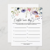 愛開花 |どこに行っていたのか |ゲーム (正面/裏面)