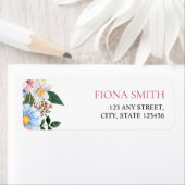 愛開花 |エレガントフローラカラフルの色 ラベル (インサイチュ)