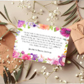 愛開花 | 水彩フローラブライダルシャワー 招待状