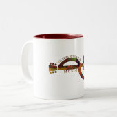 愛音楽 ツートーンマグカップ (正面左)