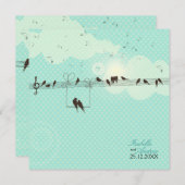 愛音楽 招待状 (正面/裏面)