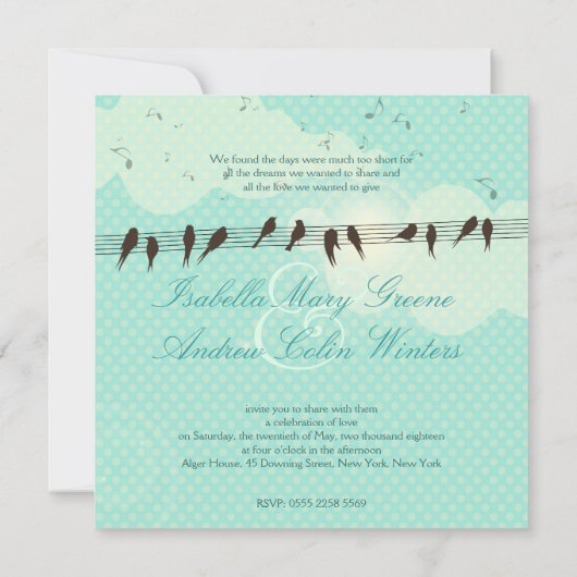 愛音楽 招待状 (裏面)