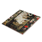 愛飛んでいるフェニックス、羽、ハートバレンタインデー タイル (側面)