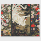 愛飛んでいるフェニックス、羽、ハートバレンタインデー ラッピングペーパー (フラット)