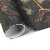 愛飛んでいるフェニックス、羽、ハートバレンタインデー ラッピングペーパー (ロールコーナー)