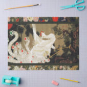 愛飛んでいるフェニックス、羽、ハートバレンタインデー 薄葉紙 (クラフト)