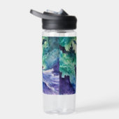 愛飛んでいる人 – 水の色絵を描の ウォーターボトル (右面)