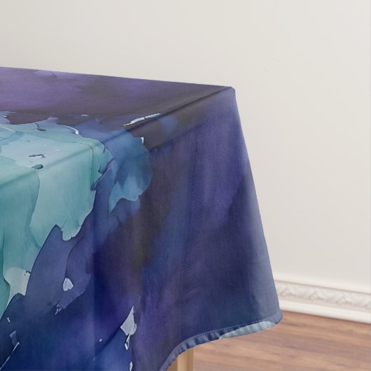 愛飛んでいる人 – 水の色絵を描の テーブルクロス (インサイチュ)