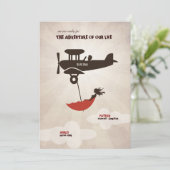 愛飛行結婚式招待状 招待状 (スタンド正面)