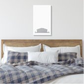 愛食べしてやる！ – 青 キャンバスプリント (インサイチュ (寝室))