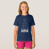 愛食べしてやる! – 青 Tシャツ (正面フル)
