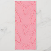 愛食べを飲む |バレンタインデーのディナーパーティーメニュー メニュー (裏面)