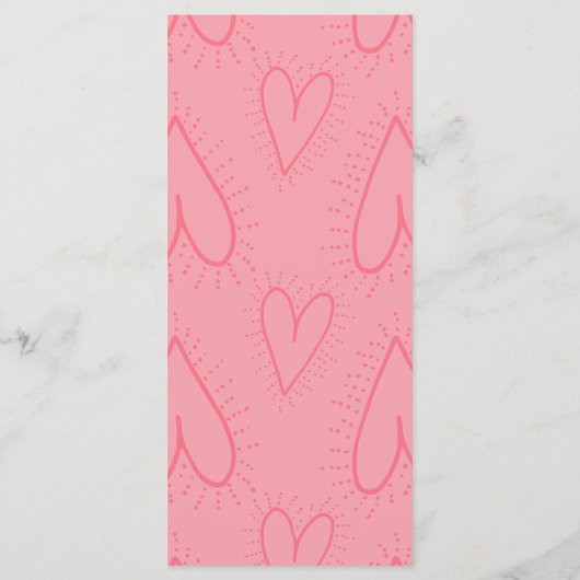 愛食べを飲む |バレンタインデーのディナーパーティーメニュー メニュー (裏面)