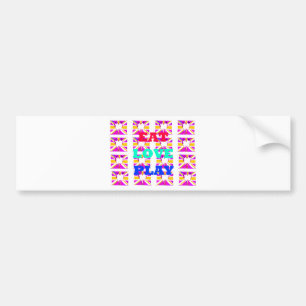 愛食べ遊ハートHakuna Matata colors.png バンパーステッカー