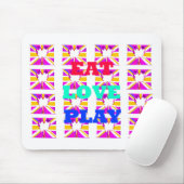 愛食べ遊ハートHakuna Matata colors.png マウスパッド (マウス)