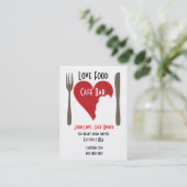 愛食糧名刺の概念 名刺 (スタンド正面)