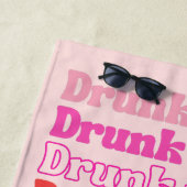 愛飲のバチェロレッテパーソナライズされた ビーチタオル (インサイチュ)