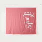 愛飲のバチェロレッテ歓迎 タペストリー (正面(横))