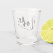 愛飲バチェロレッテに恵まパーソナライズされたれ ショットグラス (裏面)