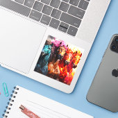 愛馬 シール (ノートパソコンとiPhone)