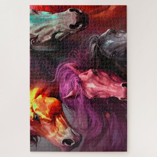 愛馬 ジグソーパズル (縦)