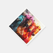 愛馬 スタンダードカクテルナプキン (角)