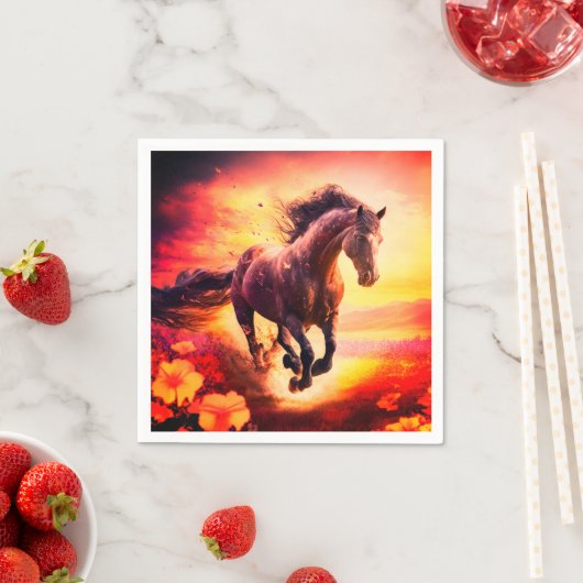 愛馬 スタンダードカクテルナプキン (インサイチュ)