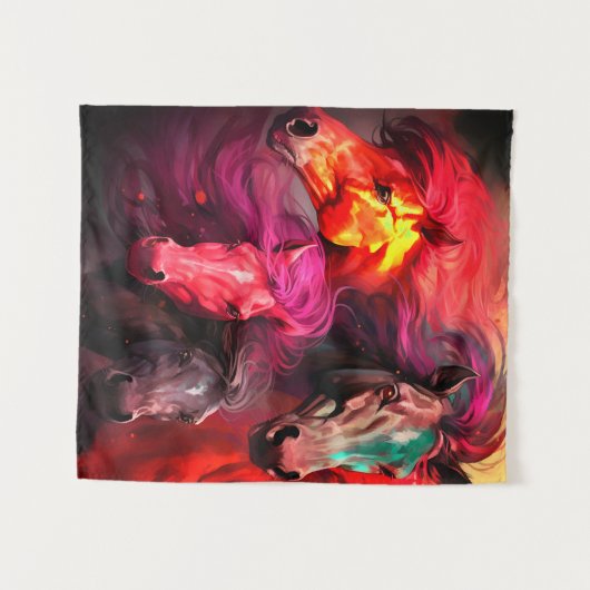 愛馬 タペストリー (正面(横))