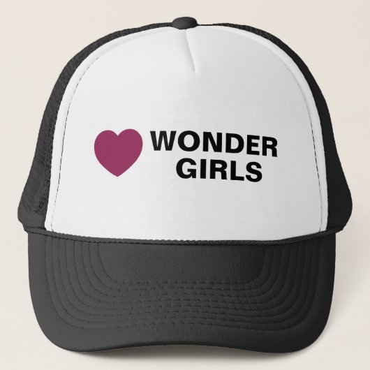 愛驚異の女の子の帽子 キャップ (正面)