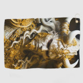 愛鬼 ゴルフタオル (横)